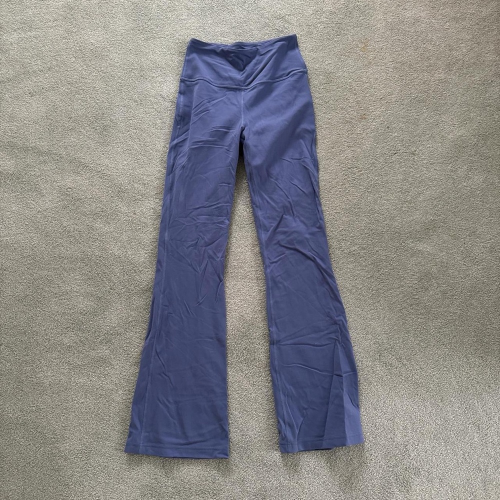 Blue Lululemon Align Flare Leggings
